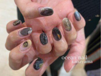 オーシャンネイル 金山店(Ocean Nail)/＃個性派ニュアンスネイル