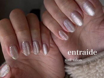 アントレッド(entraide)/オーロラマグネットネイル