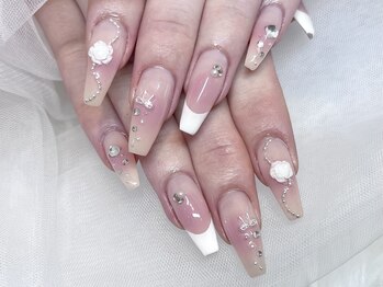 モカ 心斎橋(moca by Lee)/【Ayano】チークネイル