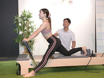 エムズ(M's)の写真/【ピラティス&トレーニングでカラダを整えてから鍛える!】痩せにくい箇所もプロと一緒に楽しくダイエット♪