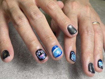 オムネイル 渋谷(HOMME NAIL)/持ち込みデザイン ¥9.000