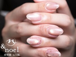 ホログラムハートドットネイル