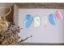 ファストネイル 関内店(FAST NAIL)/梅雨ネイル　手描き　【11707】