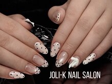 ジョリーケイネイルサロン(Joli K NailSalon)/ドットネイル/リボンネイル