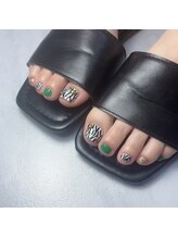 シフォンネイル(Shifon.nail_)/ニュアンスフットネイル