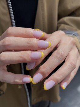 アス 学芸大学(Us)の写真/【デザイン￥7500～、選べるサンプル30種類以上！】シンプル～お洒落なニュアンスネイルが得意♪