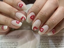 リン 恵比寿(RiN.)/ぷくぷくハートネイル　akane