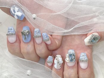 プティネイル 池袋(Puty Nail)/ツイードネイル　スカルプ