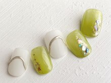 アトリエ ツメ(atelier TsuMe)/若草色/シェル&ミラーライン