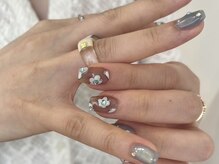 クルネ(QULNE)/花柄/落書き/ニュアンス