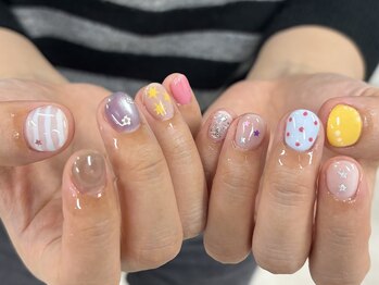 ぽぽネイル/持ち込みデザイン☆