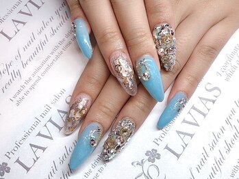 プロフェッショナル ネイルサロン ラヴィアス(LAVIAS)/【スカルプ】10本アートし放題