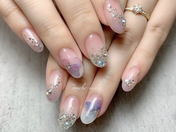 トゥーシェネイルズ(Touche'nails)/綺麗めオフィスネイル