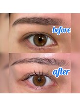 ボス(VOSS)/眉毛&まつ毛Before after
