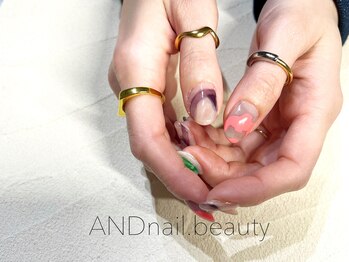 アンドネイル ビューティー(AND nail,beauty)/春ネイル/ニュアンス/藤沢