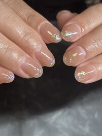 グラデーション＋ラメ¥5,700