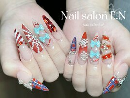 クリスマスネイル