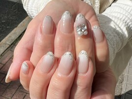 エアブラシ×グラデーション×春