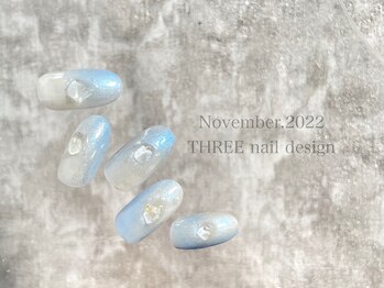 スリー(THREE)/November 2022/nail desing