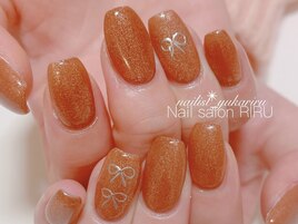 リボンネイル/チョコネイル