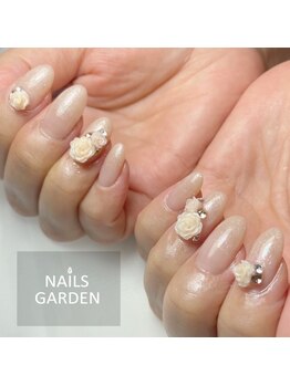 ネイルズガーデン(NAILS GARDEN)/薔薇ネイル※パーツ別料金