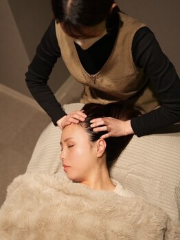 眠りの木/施術風景