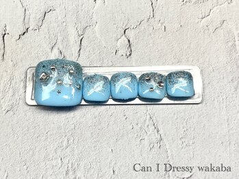 キャンアイドレッシー 若葉(Can I Dressy)/【フット定額ネイル ¥5590】
