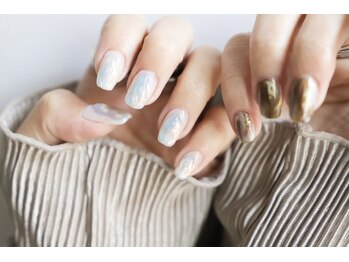 アフィック ネイル(afic nail)の写真/☆afic ネイルが再びご新規様枠の解放☆キレイ目な上品ネイルで一番きれいに見える指先に☆*