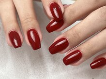 ウルネイルスタジオ(Uru nailstudio)/ボルドーワンカラー¥5000