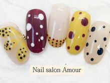 アムールユシマテン 上野湯島店(Amour)/キラキラ春夏のネイル¥7980