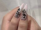 フレンチネイルにマグネット☆