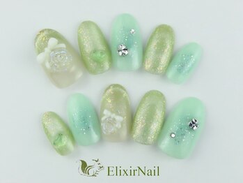エリクサーネイル 新宿3丁目(Elixir Nail)/定額b カジュアル/クーポン使用