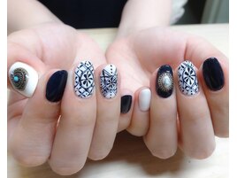 手書きジェルアート＆パーツ♪