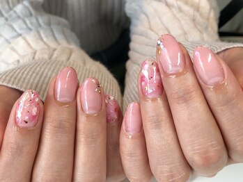 ネイルニジュウバンチアネックスシュウナン(Nail 20Banchi ANNEX Shunan)の写真/パラジェル使用★オフは自爪を削らない一層残しで健康な爪に!【アート2本¥5400/アートフリーコース¥7400】