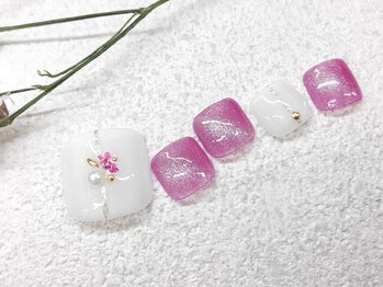 ネイルサロン ふるる 大須店/☆フットプチプラネイル☆#179