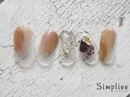 【HAND】カフェラテ風塗りかけ