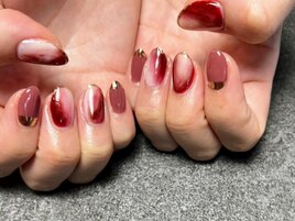 ボルドー　大人ニュアンス