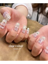 ハニービー(Honey Bee)/clear × silver