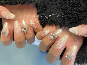 アトリエ アイハ(aiha)/ツイードネイル