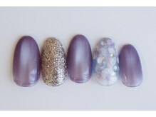 ココネイル/紫陽花ネイル