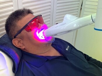 エクシアホワイトフジ(ecxia white fuji)/【施術風景】ホワイトニング