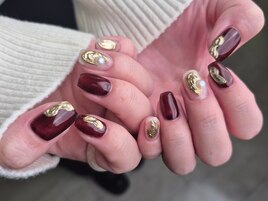 ボルドー×ミラーアート