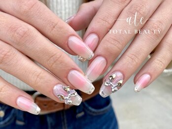 アテ(ate)/チーク×ガラスフレンチ