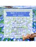 【期間限定】梅雨ビタミンコース(90分)