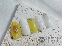 モグネイル(Mogunail)/7.8月定額B/ひまわりネイル