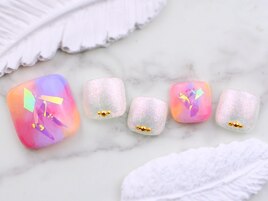 夏フットネイル