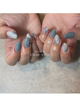 ネイルサロンクリアヴィラ(nail salon clear villa)/trend designコース¥8990