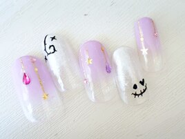 ハロウィンネイル ￥１３６００