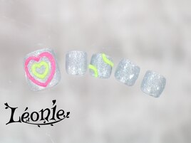 うねうねハートネイル