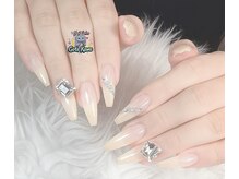 ゴテかわ(GOTE KAWA)/グラデーション、シンプルネイル